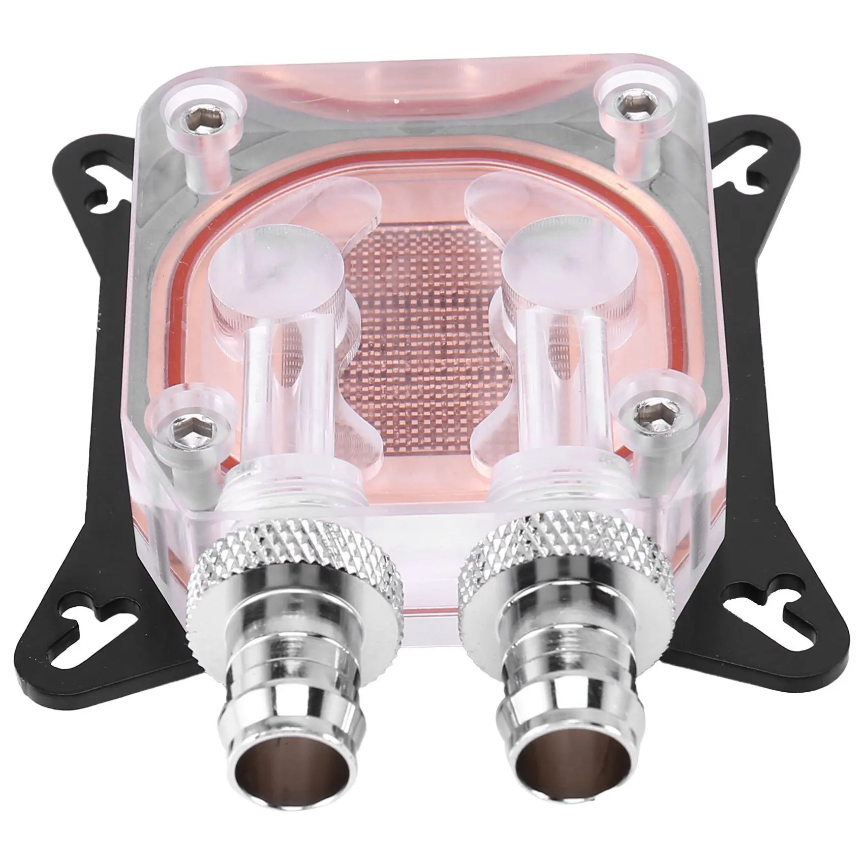 ABLJGpu Pendingin Blok Air Saluran Ganda Kolom Tembaga Video Kartu Gambar Radiator Pendingin Air 0.4Mm untuk Amd W40