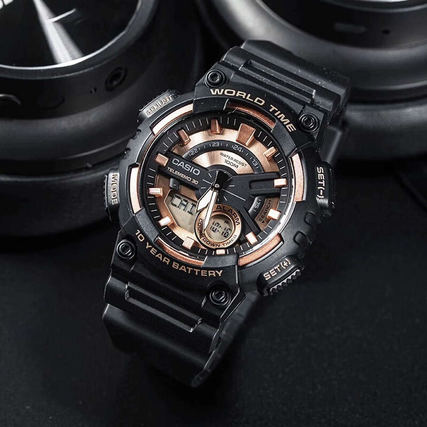 Série Casio AEQ110BW |   Montr - Digital Timer Countdown avis et prix