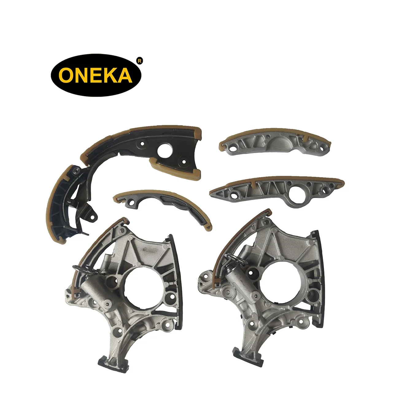 [ONEKA] 3.0T Engine Timing Chain Kit For A4 A5 A6 S4 A7 A8 Quattro Q5 Q7 VW Touareg 3.0T 3.2L V6 Guide Chain Tensioner