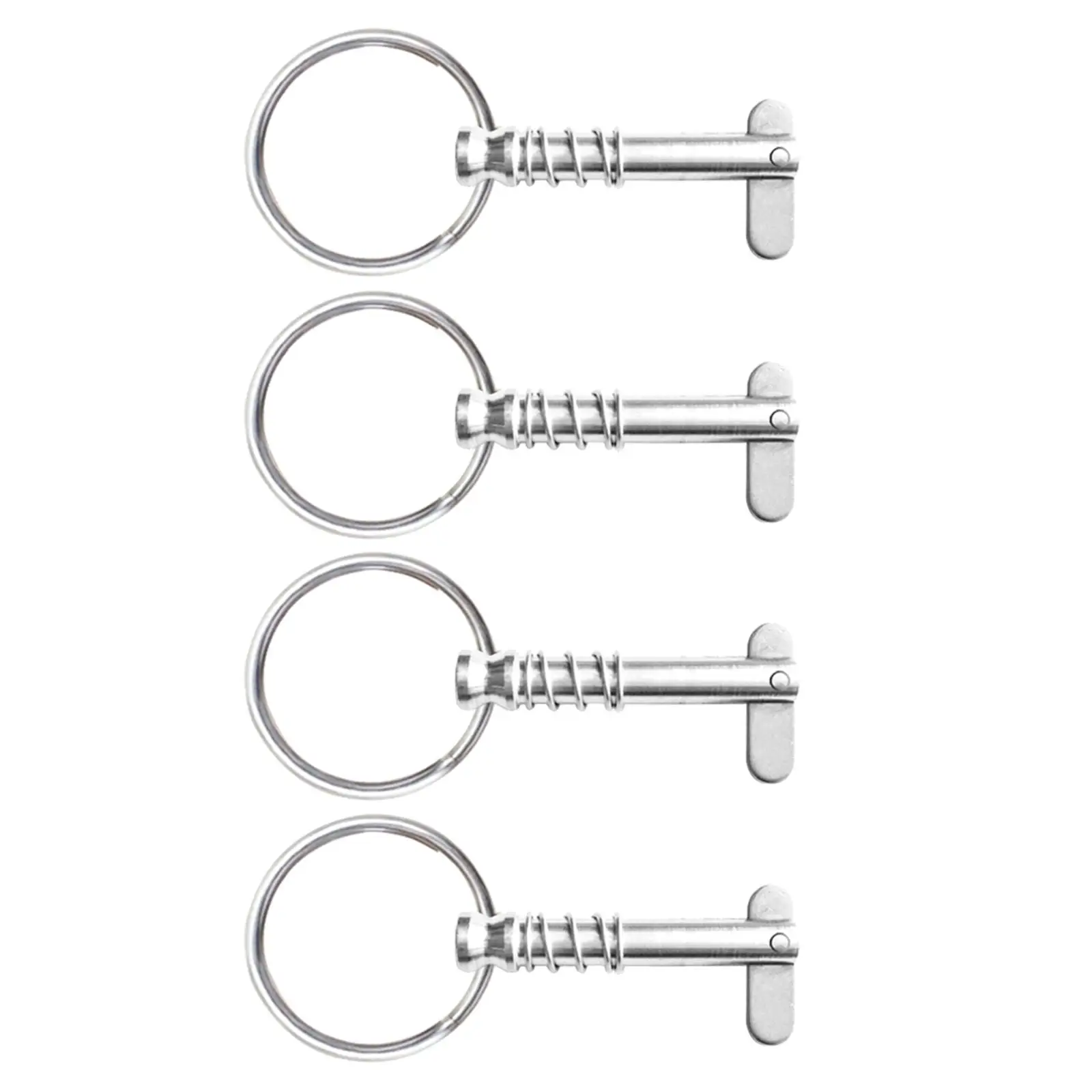 4 x Quick Release Pins 1/4 inch with & Spring 316 Stainless Steel for