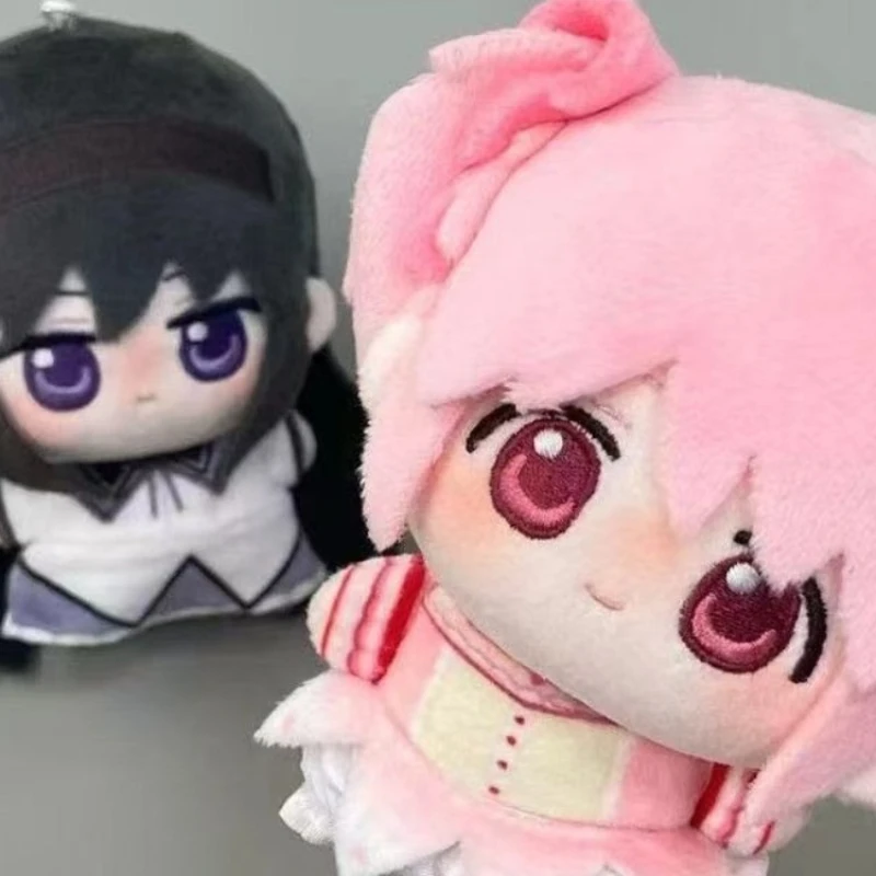 10cm Puella Magi Madoka Magica Animation Periphery Madoka Kaname Homura Akemi Q Version Plush Doll Toy Kawaii Desktop Decor Gift