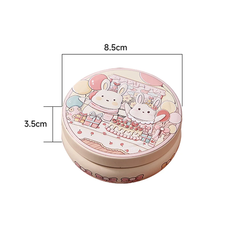 New Original Three-dimensional Pattern New Wedding Candy Box Drum Candy Box Baby 100 Days Gift Box Packing Small Round Box