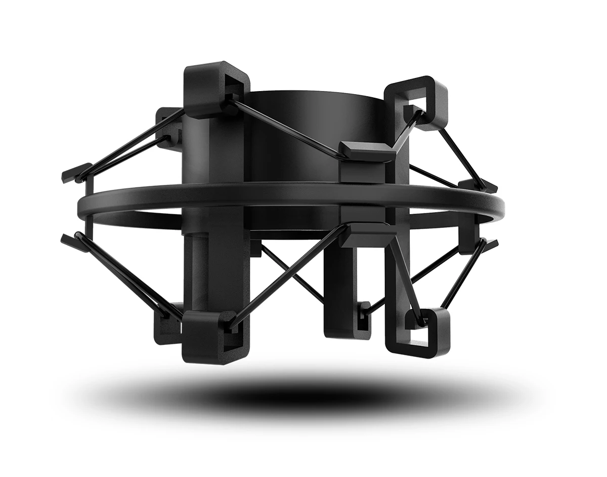 Krom Kapsule-Streaming Microfoon Kit, Unidirectionele Met Twee Capsule Condensatoren, 3.5Mm Audio, anti-Shock Mount En Pop Filter, Windows En Macos