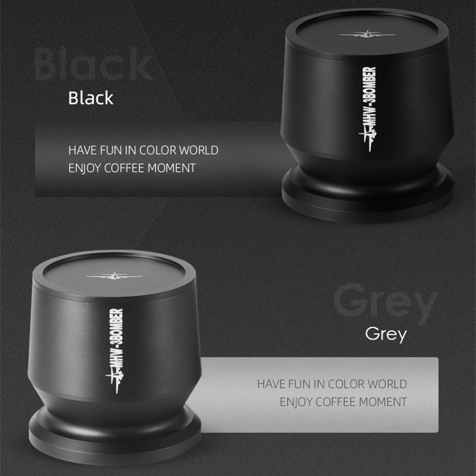 MHW-3BOMBER 58 مللي متر سبائك الألومنيوم مسحوق القهوة المنتقى الجرعات كوب مع حلقة الجرعات أعمى شاكر مسحوق القهوة استقبال الحاويات