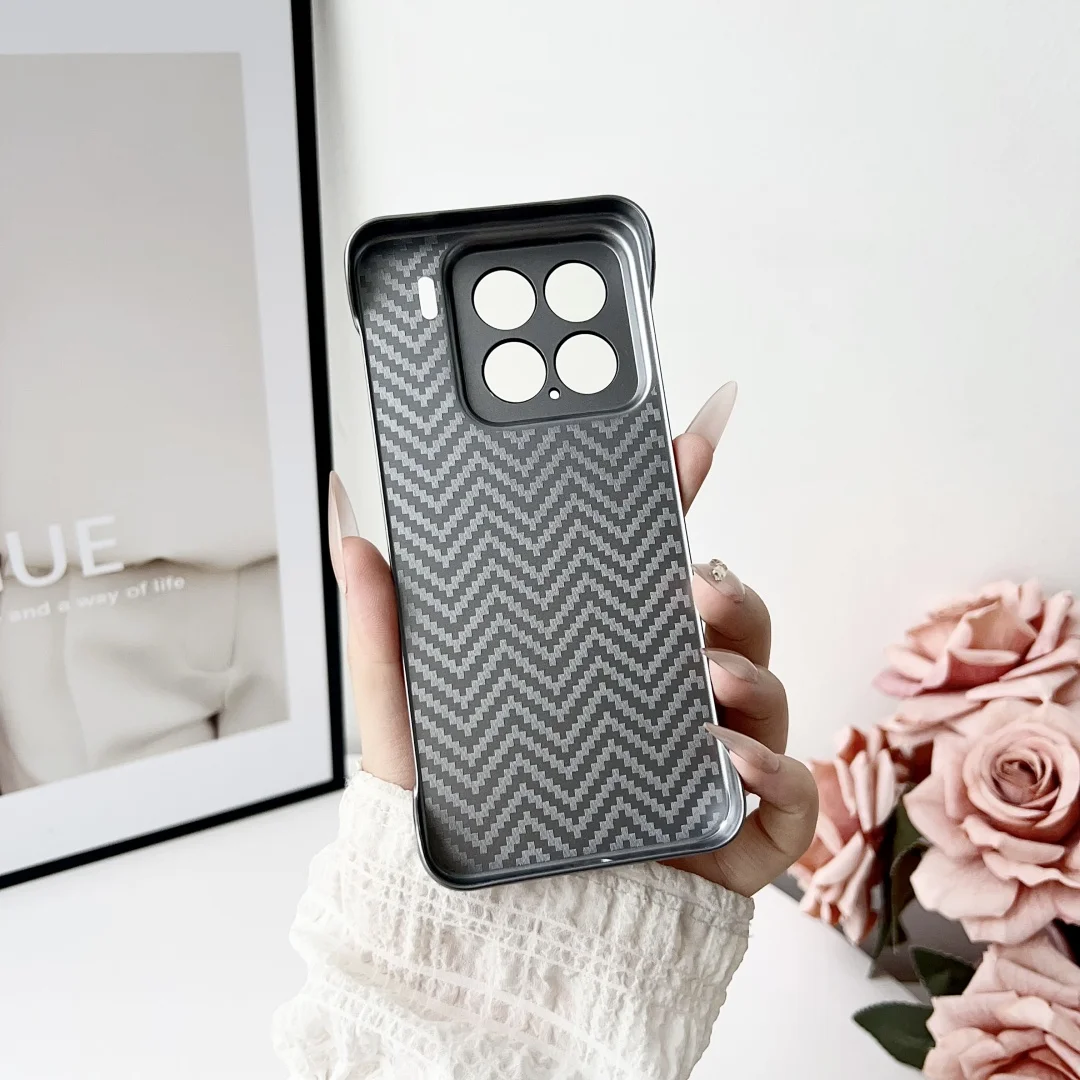 

For Xiaomi 15 Ultra 15s Pro 14 13 Ultra Case Fashion AG Back Protective Shell No Side Frame Back Cover