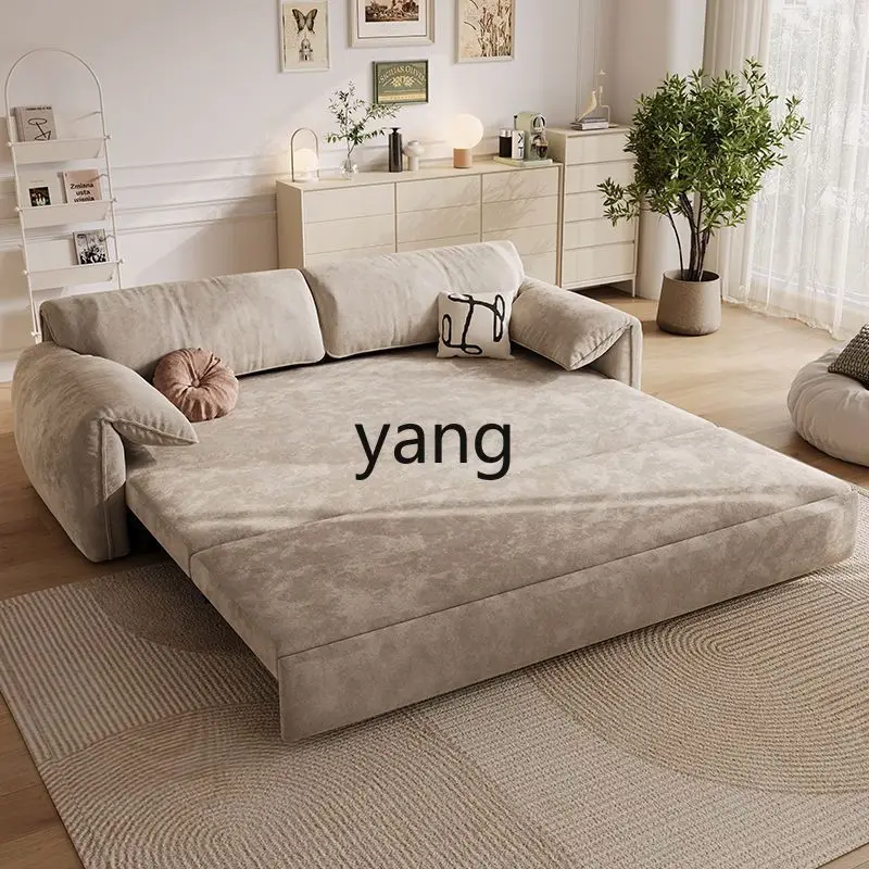 

LH light luxury sofa bed multi-functional storage dual-purpose small apartment living room single foldable telescopic