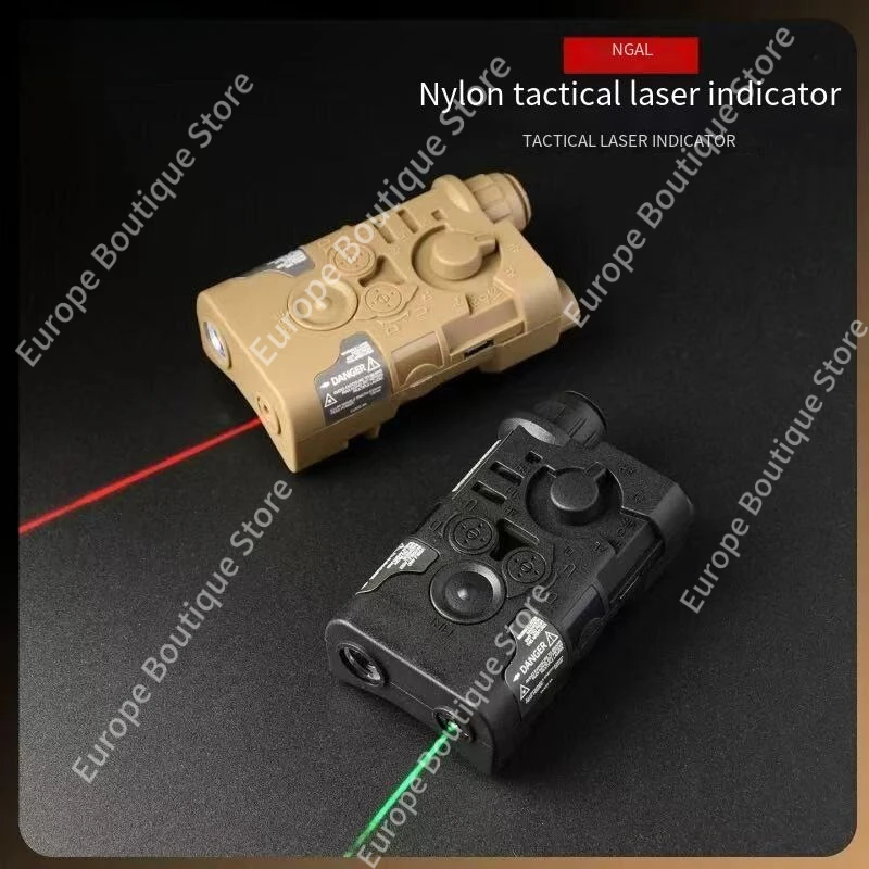 NGAL Style Battery Box Multi-Function Green Laser Flashlight Strobe Light With Tail Switch For Outdoor Model Parts