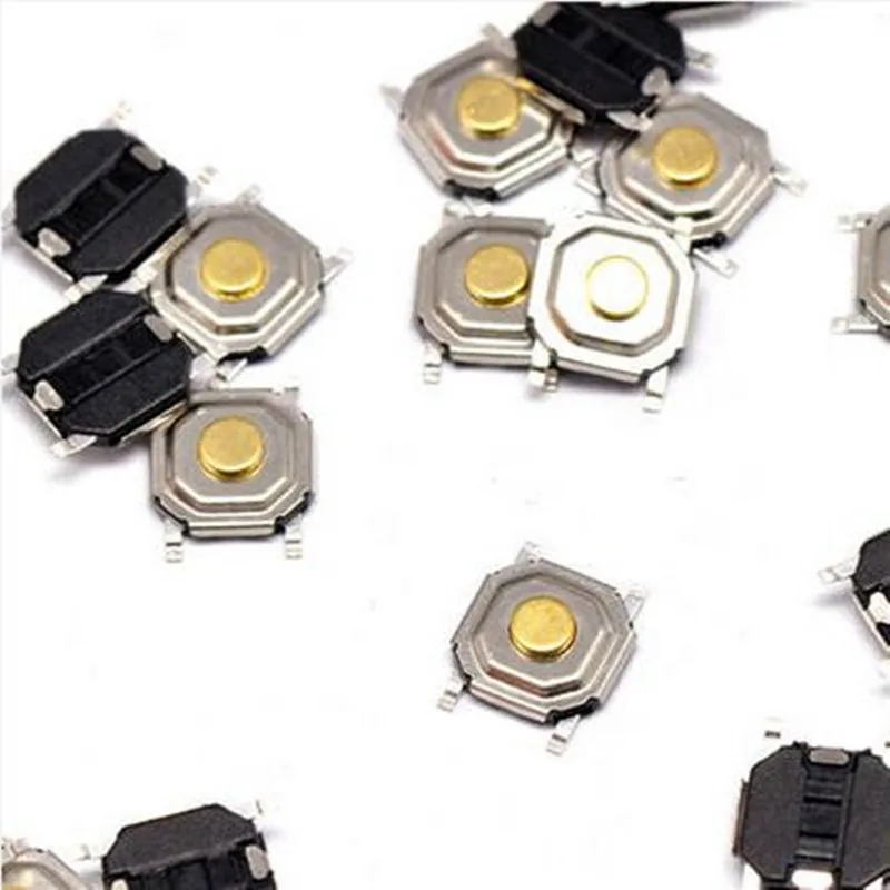 20pcs/lot 4x4x1.6 mm 4x4x1.6H SMD Micro Push Button Microswitch Tact Switch