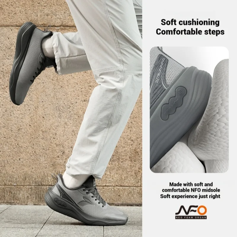 361도 남성용 러닝화 2025년 신상 따뜻하고 가벼운 통기성 다용도 쿠셔닝 캐주얼 리바운드 스니커즈 남성용 672542217F