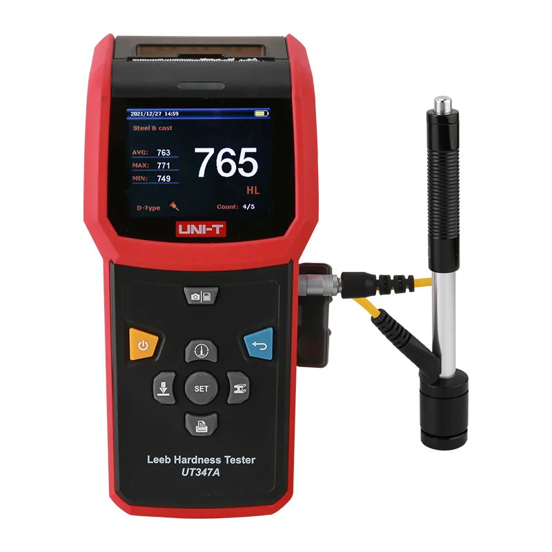 UNI-T UT347A Handheld Leeb Hardness Tester/Hardness Measurement of Metallic Materials/Data Storage/Bluetooth Communication