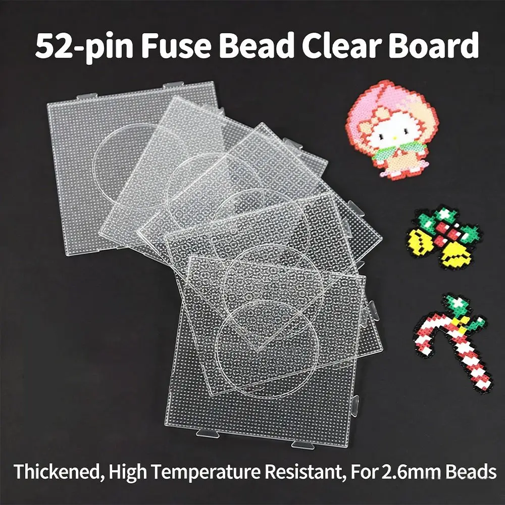 High Quality 2.6mm Bean Board Hama Beads Tool DIY Make Puzzle Perler Beads Template Handmade Crafts Decor Heat Resistant
