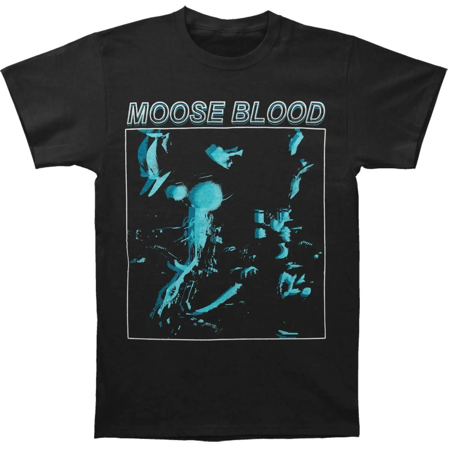 Men's Moose Blood Echo T Shirt Medium Black