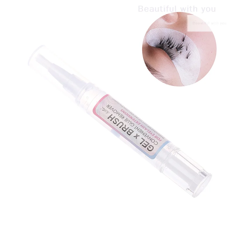 New10ml Eyelash Extension Glue Remover Pen Transparent Up Adhesive Gel False Pen Grafting Removing Non-irritating Make Remover
