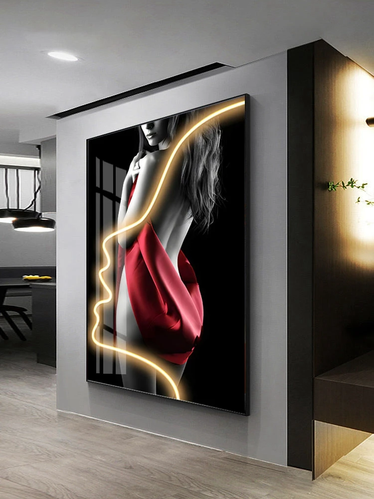 Modern Wall Lamps Fixture Luxury Decoration Beauty LED Mural Lights Corridor Living Dining Room Bedroom Lustre Hanging Painting