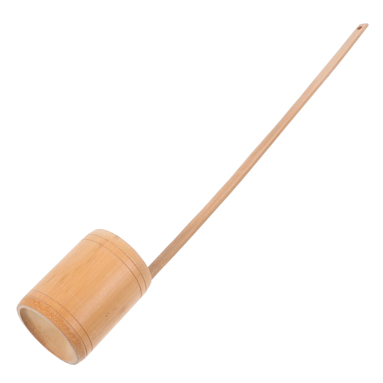 أواني نبيذ من الخيزران 100 مل مغرفة صغيرة محمولة مثالية لخدمة مياه النبيذ والسوائل الأخرى مغرفة صينية تقليدية