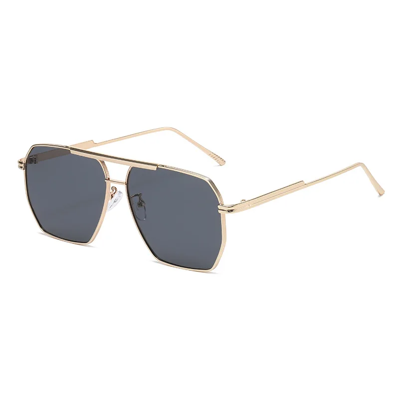 Double Bridge Aviator Sunglasses Men Women UV400 Driving Metal Frame Sun Glasses