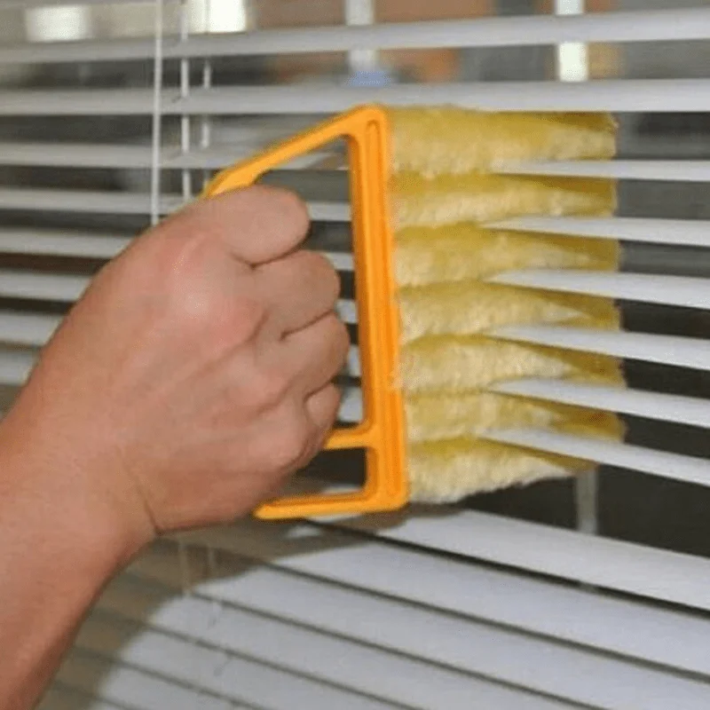 

1pc, Washable Window Cleaning Brushes With Microfibers For Effortless Dust Collection And Blinds Cleaning