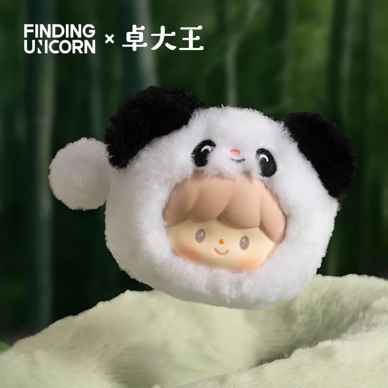 本物の検索ユニコーン Zoton ブラインドボックスフォレストコンサートシリーズビニールフェイスヘッドフォンバッグペンダント装飾財布バッグ女の子のギフト