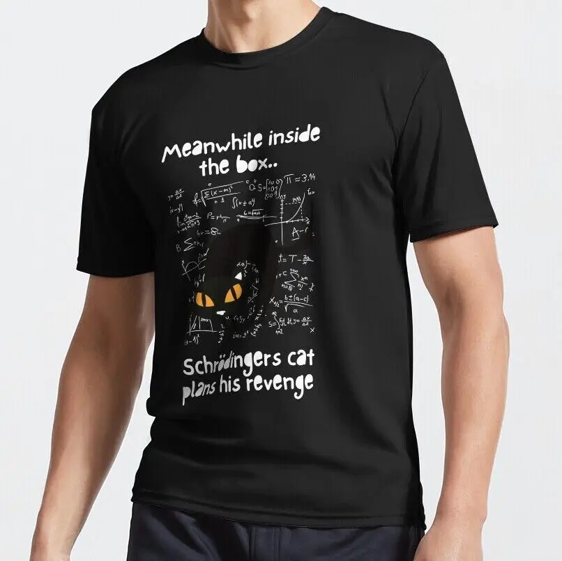 NWT Schrodingers Cat Revenge Funny Cat Animal Unisex T-Shirt