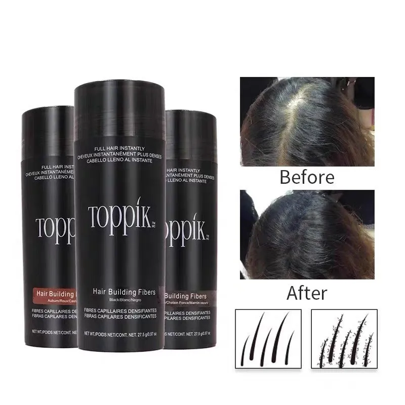 9 Colors Hair Fibers Regrowth Powders Men's Hair Growth Products  Keratin Applicator Spray Pump Comb Hair Care Beauty Health