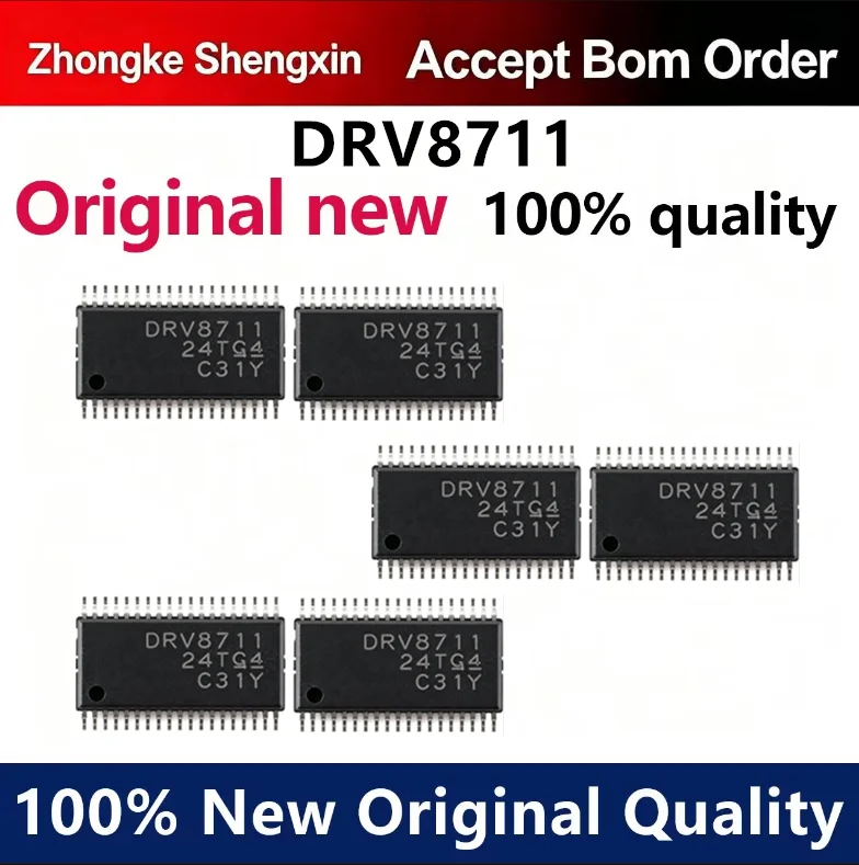 （5pcs-100pcs）Brand new original DRV8711 DCPR silk screen DRV8711 packaged HTSSOP-38 gate driver chip