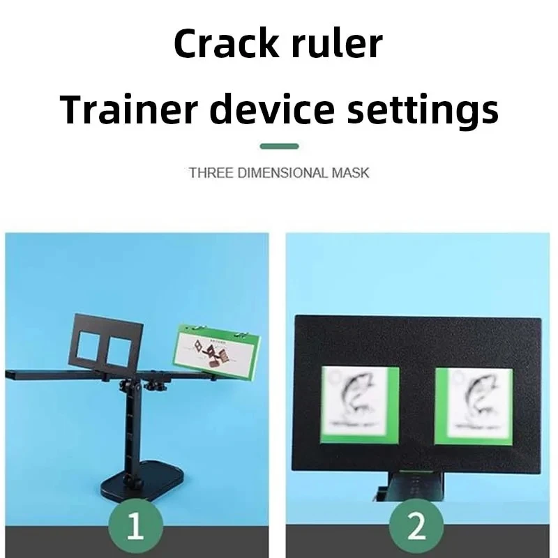Vision Function Slit Ruler Trainer Visual Training Corrector Strabismus Treatment Correction Tool Eye Training Split Ruler