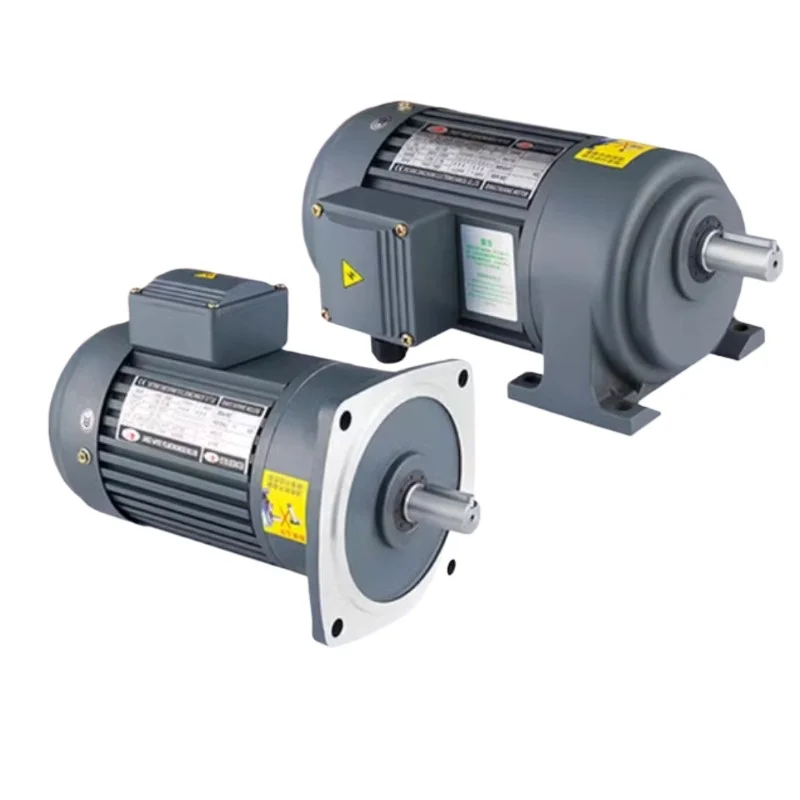 Horizontal Vertical Geared Motor Speed Control Single Phase 220V 200W Three Phase 380V Motor