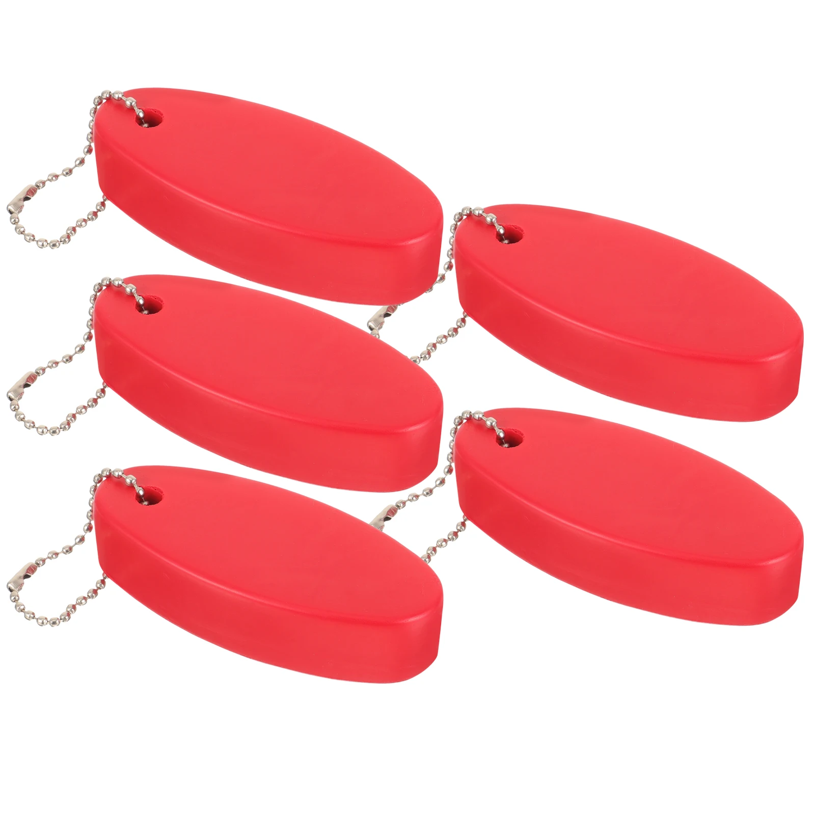 Llaveros flotantes de 5 uds., Material PU duradero y ligero, flotador de plástico pequeño para barcos, accesorios de modelado para exteriores