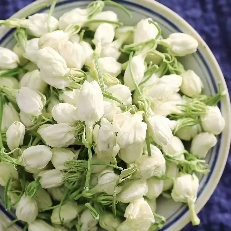 New Natural 100g Jasmine Dried Flowers Jasmine Oolong Flower For Aromatherapy Candle Handmade Soap Making Tea Set Raw Material