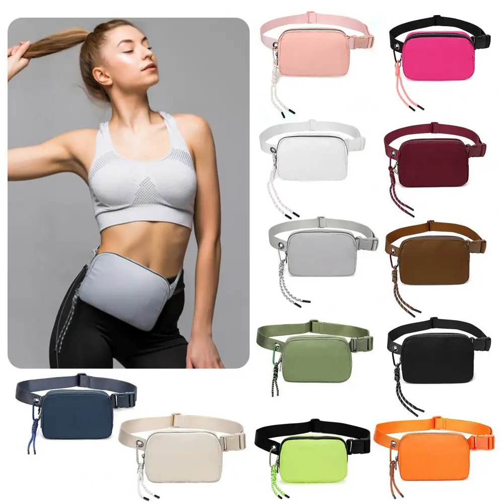 

Mini Belt Bag with Adjustable Strap Waterproof Crossbody Waist Bag for Women Men Sports Fanny Pack for Workout Traveling Running