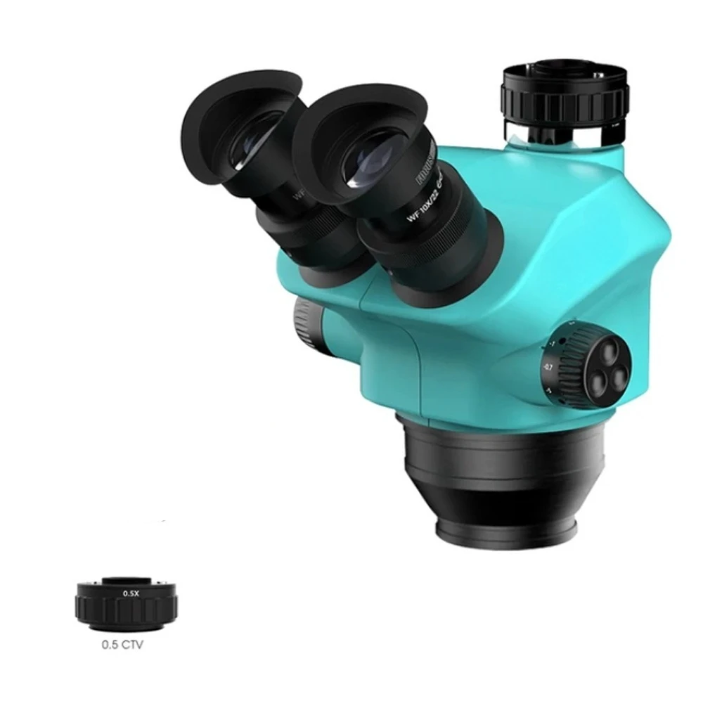 RF4-7050TV Continuous Zoom Stereo Microscope Portable Trinocular Magnifying Device For Precision Inspection Work