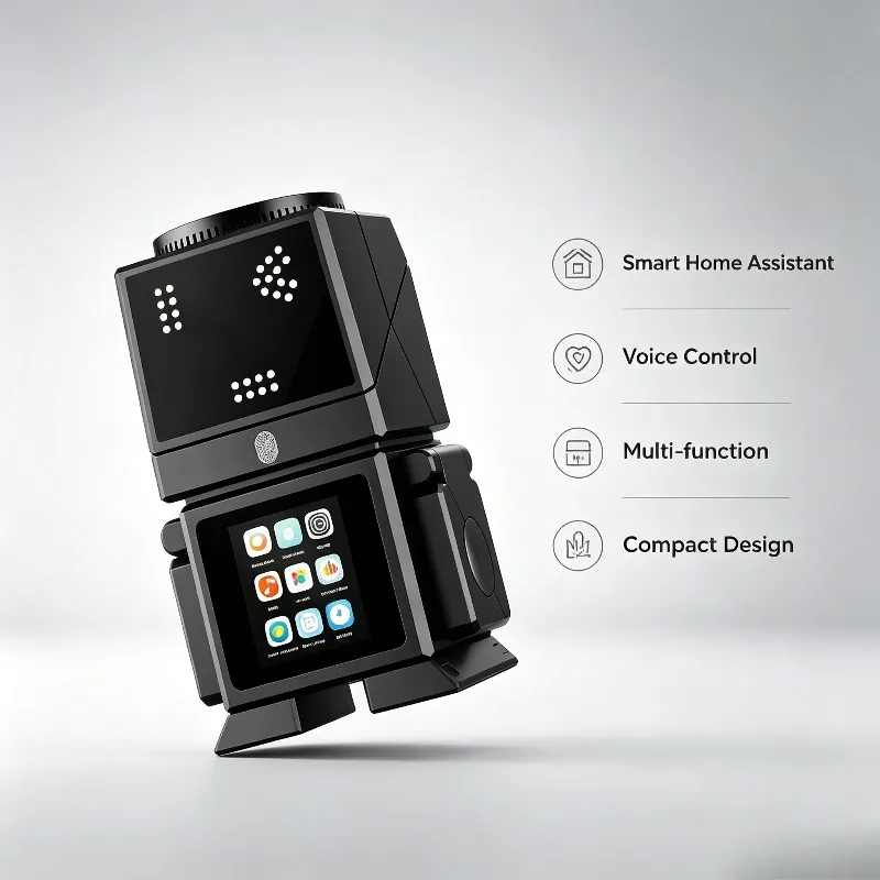 

Robot Smart Speaker Voice Control Home Assistant Multi-function For iPhone 12-17 Pro Max Android Bedroom Home Office Daily Use