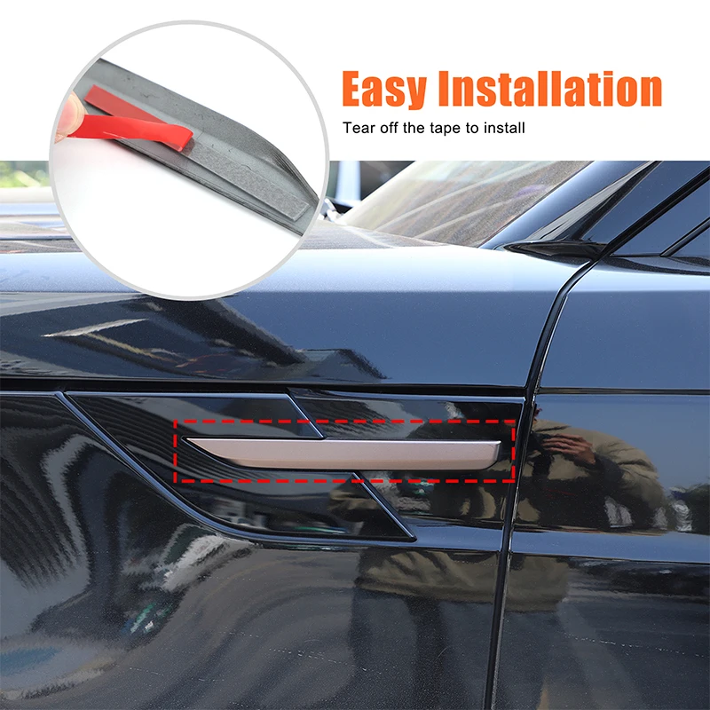 

2Pcs ABS Carbon Fiber For Land Rover Range Rover Sports 2023+ Car air outlet fender decorative strip Car protection accessories