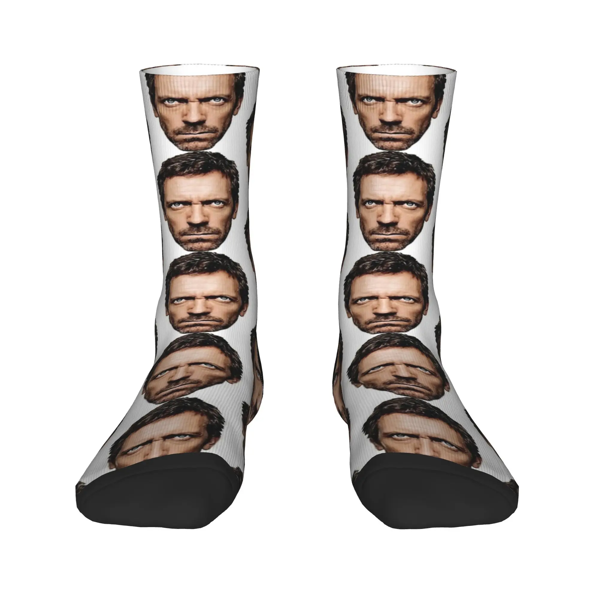 Dr. Gregory House Laurie Socks  Graphic Stockings Anti Skid Men Socks Quality Winter Casual Cycling Socks