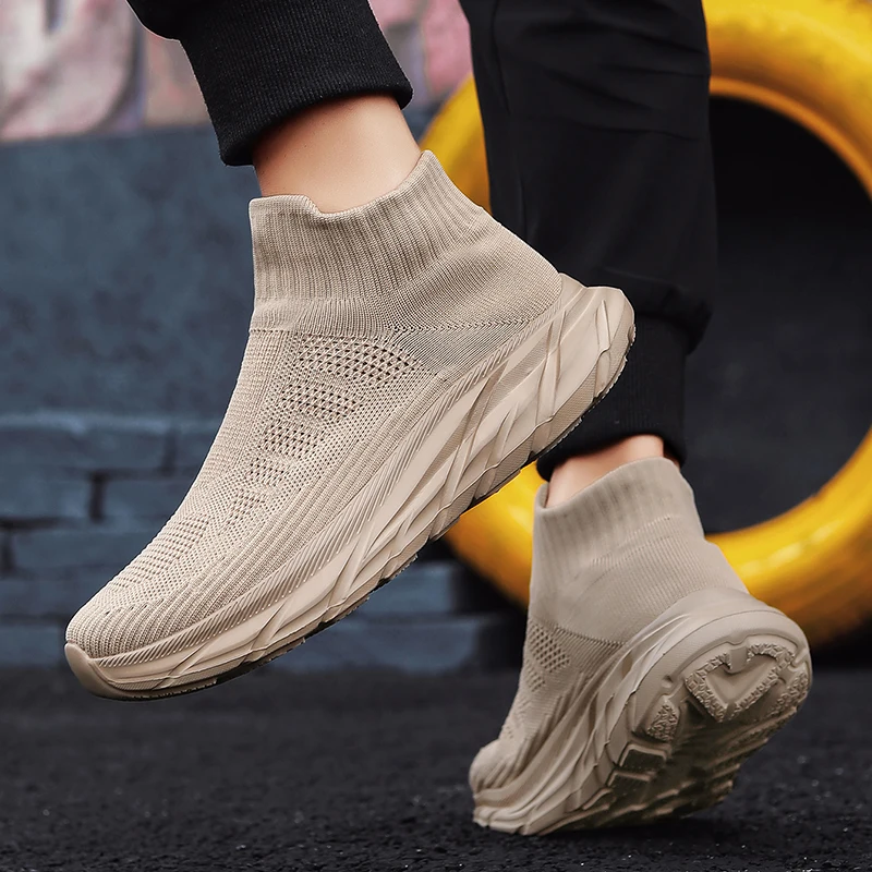 Shoes For Women Designer Sock Shoes Men Tenis Socks Sneakers Non-slip Thick Soled Zapatillas Breathable Female Light Luxury Shoe