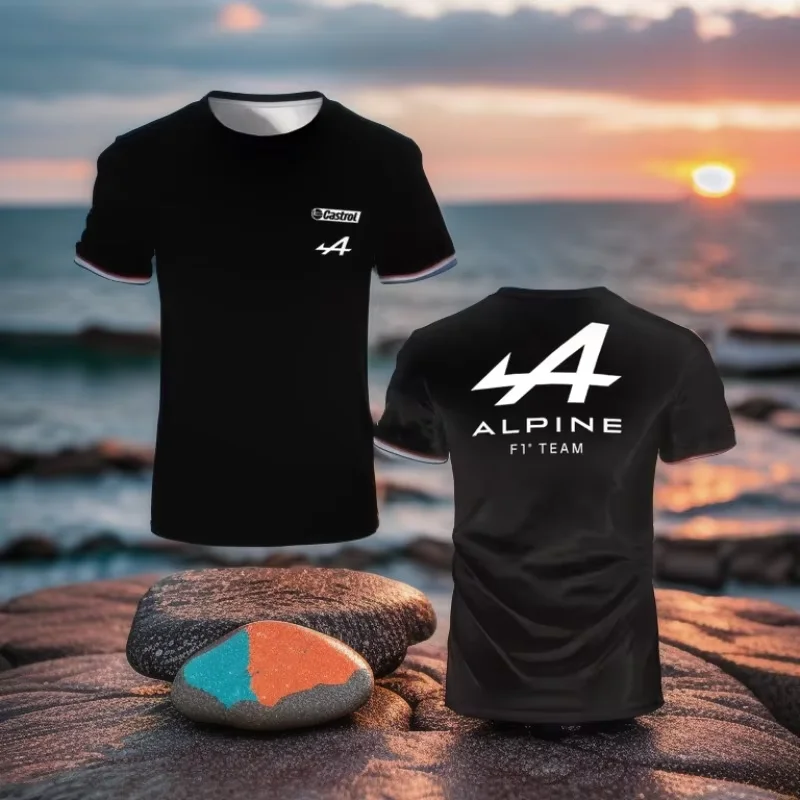 fato-de-corrida-f1-masculino-camiseta-de-manga-curta-gola-redonda-casual-equipe-alpina-verao-novo-2022