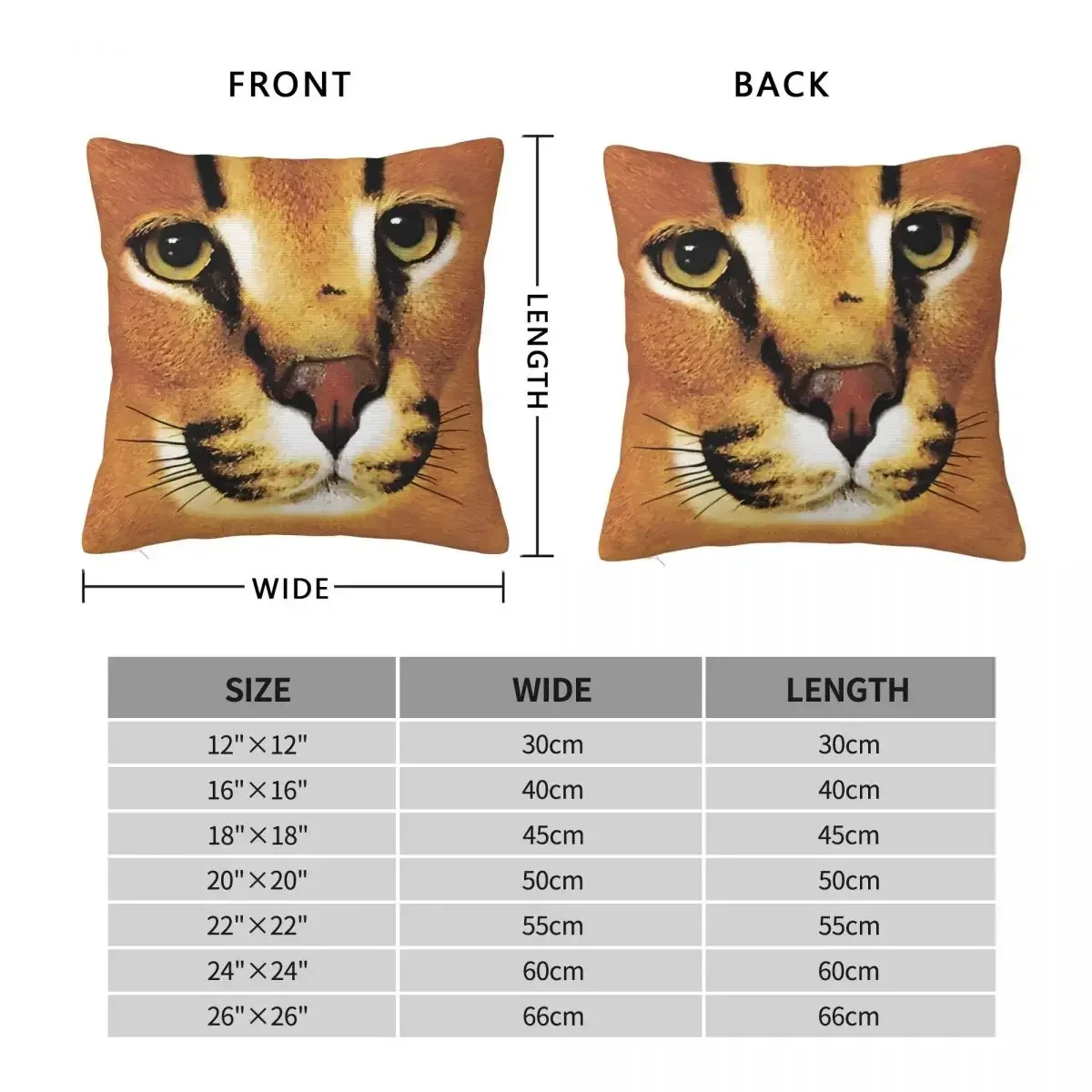 

Cute Cat Pillow Cushion Cover Cute Funny Graphic Pillowcases For Sofa Car Home Decor