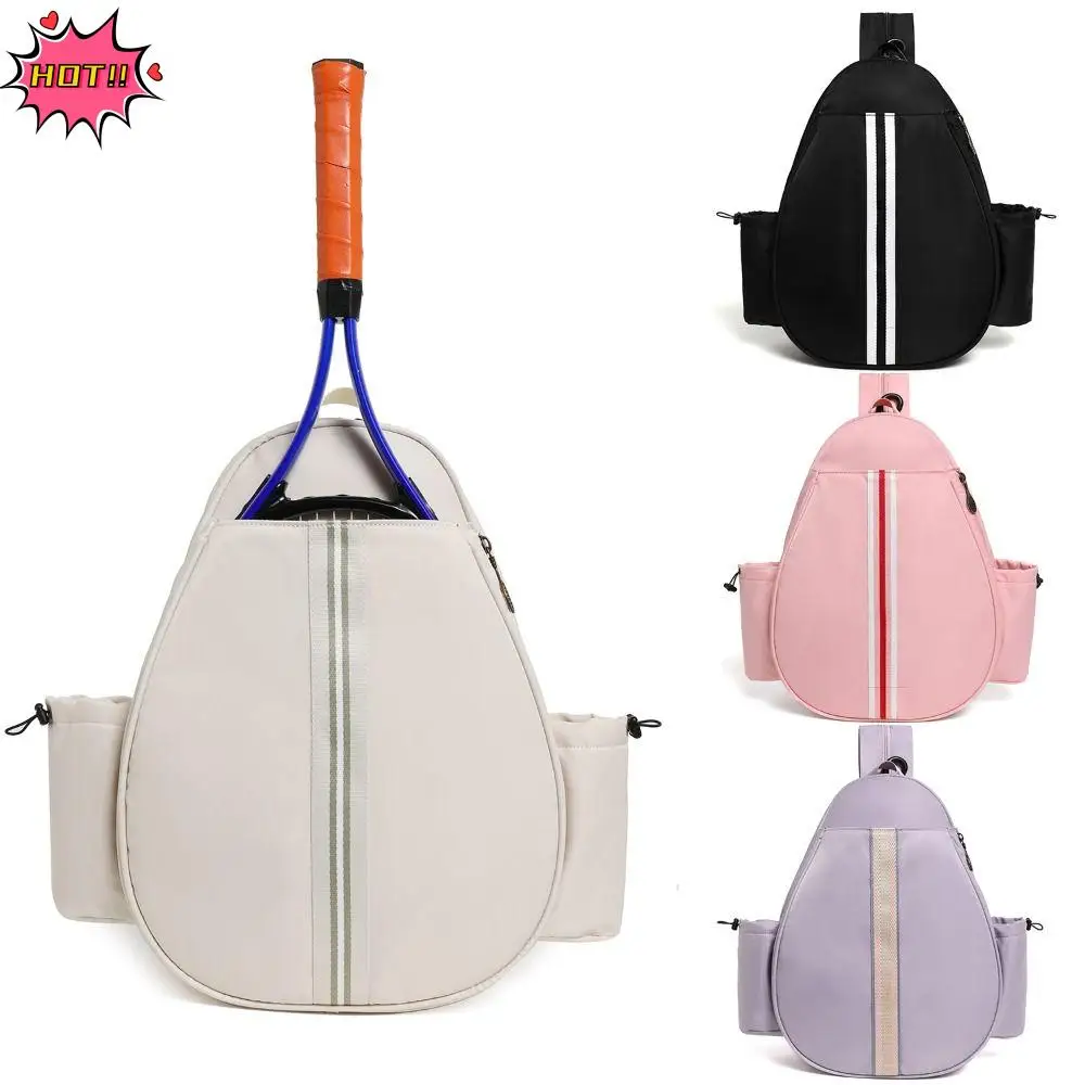 

Многофункциональная сумка на плечо для теннисных ракеток, регулируемый ремень, водонепроницаемая сумка для весла для пиклбола, полиэстер, большая вместимость