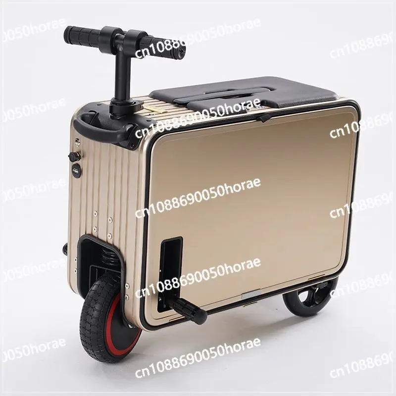 suitcase can be seated for cycling, adults can board the plane 20-inch tie rod, and the suitcase can be charged when going out.