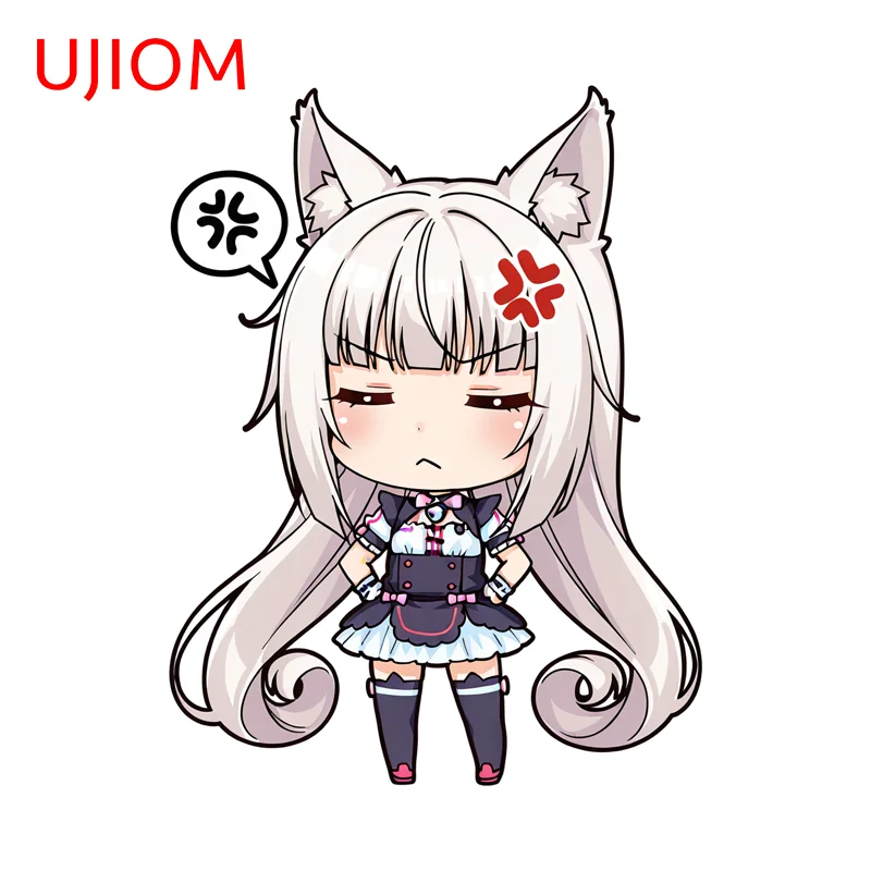 UJIOM Cute Chibi Vanilla Game Wall Sticker Funny Laptop Waterproof PVC Decal Kawaii Sunscreen Computer Case Decor Accessories