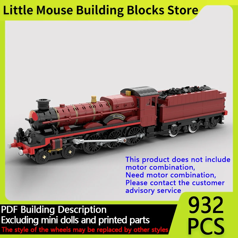 

City Car Model MOC Building Bricks Express Locomotive Train Modular Technology Gifts Holiday Assemble Children Toys Suit