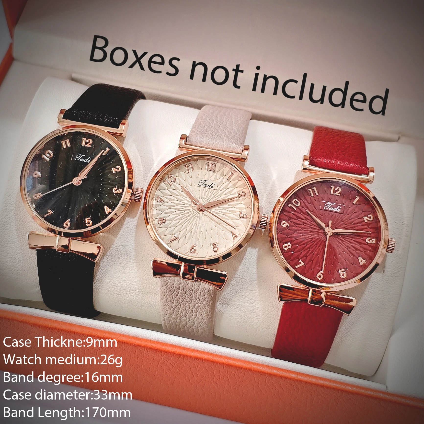 3-piece watch set fashionable versatile popular luxury business style minimalist quartz watches multiple choices