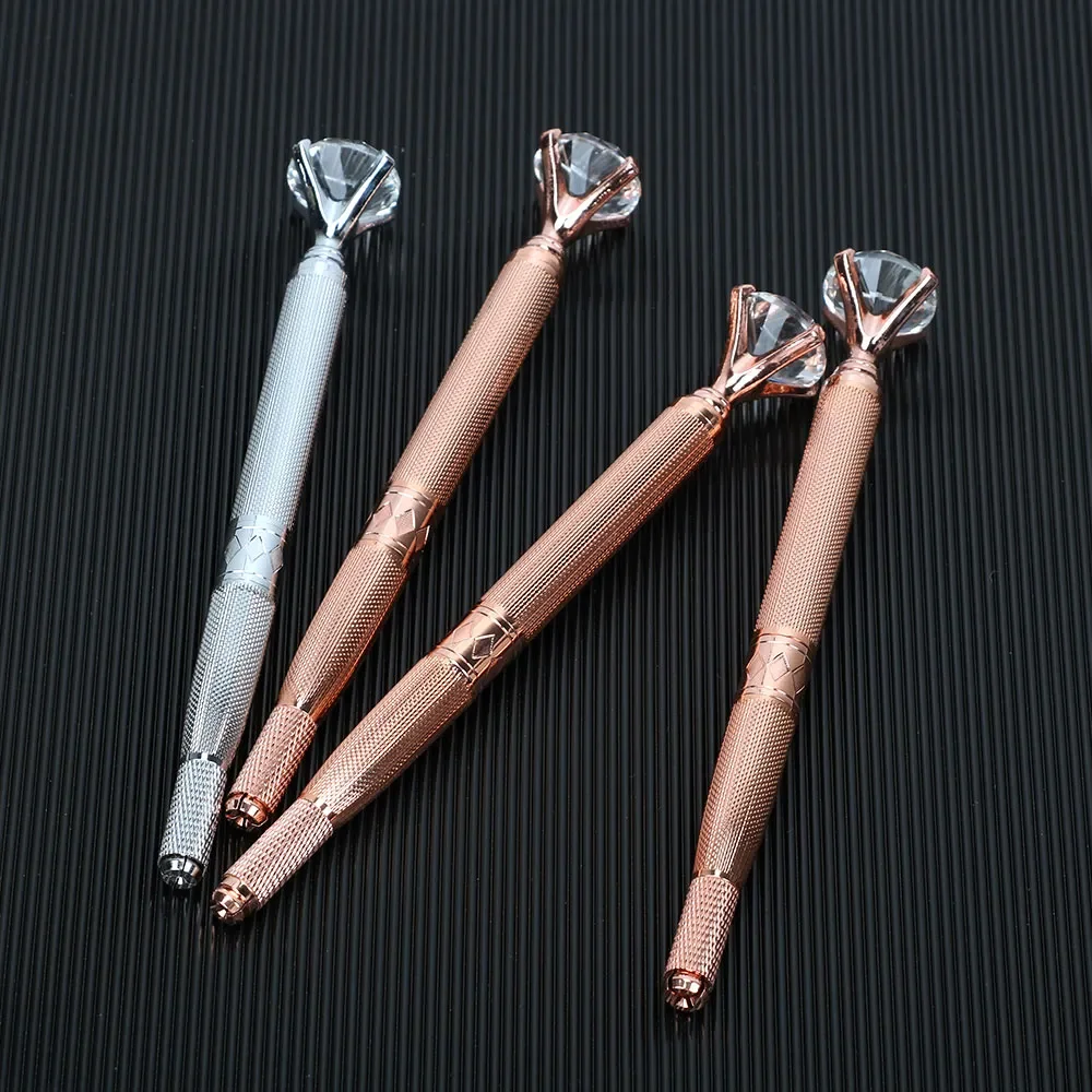 Professional Crystal Tebori Eyebrow Tattoo Pen Permanent Makeup Pen Machine Microblade Pen for Lip and Eyebrow Tattoo Equipment