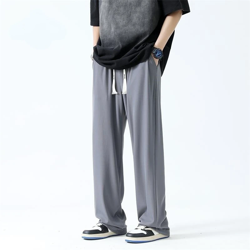 

Sweatpants Men Fashion Social Mens Pants Streetwear Loose Straight Pants Mens Formal Trousers Spring 2023