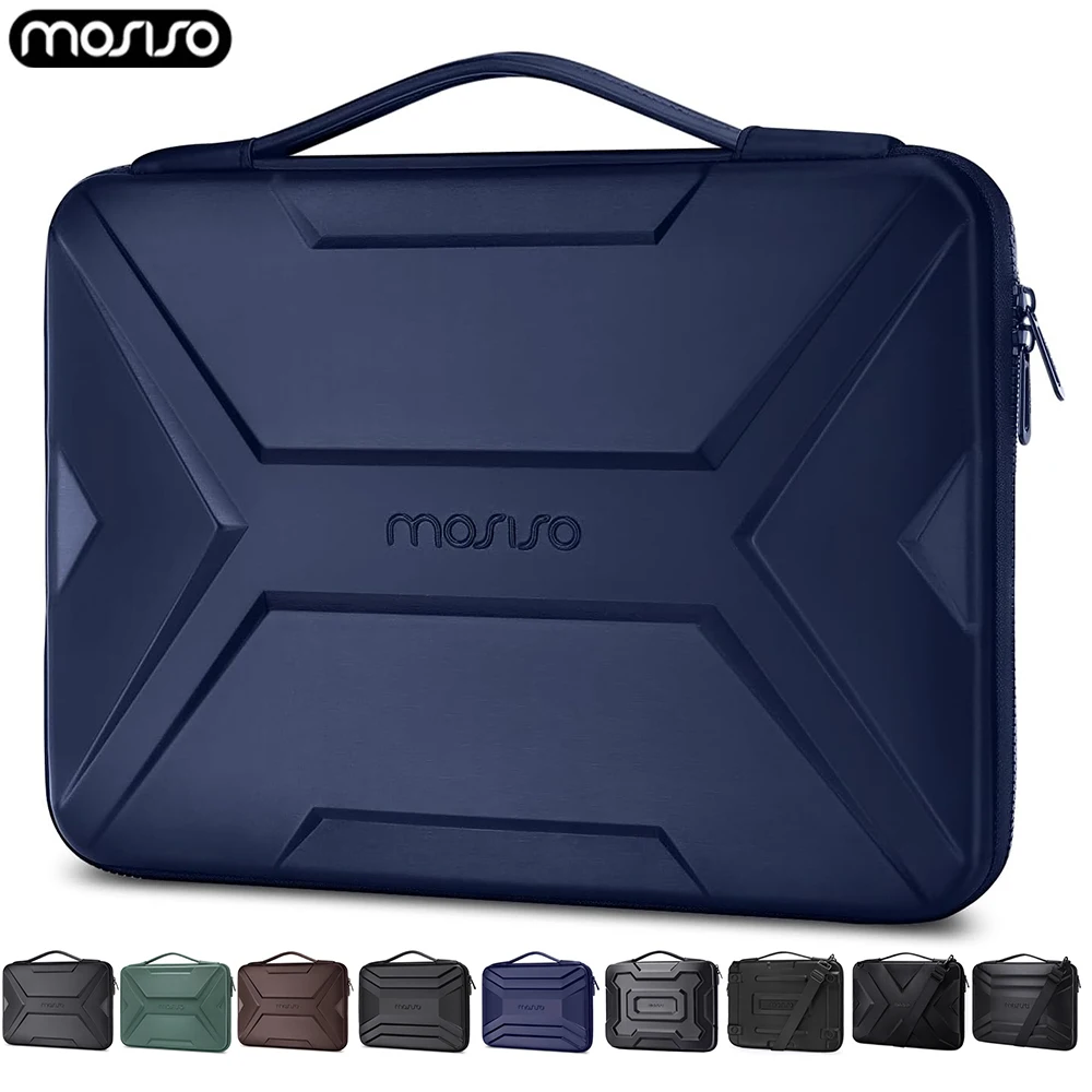 13 14 15.6 17 inch Laptop Sleeve Handbag for Macbook Air Pro M1 M2 M3 M4 HP Dell Lenovo Waterproof EVA Protective Carrying Case