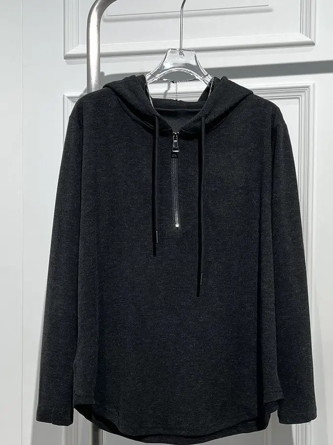 

Женская толстовка больших размеров (до 300 фунтов), с длинным рукавом, повседневная, свободного кроя, осенне-зимняя, универсальная, комфортная, дышащая, приятная для кожи