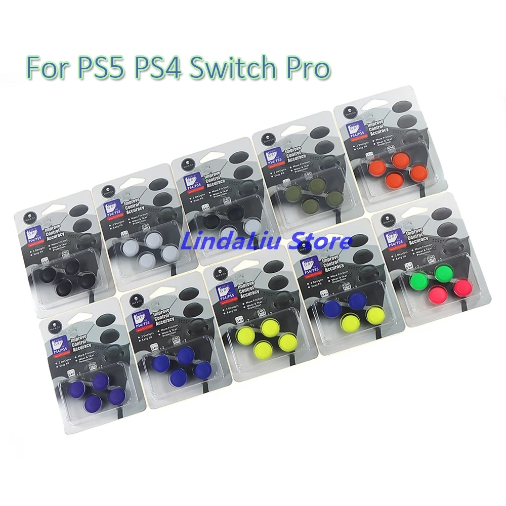 

10sets Skull Thumb Grip Joystick Cap Thumbstick Cover for PS4 PS5 Nintendo Switch Pro Controller Joycon Anti-slip Mushroom Caps