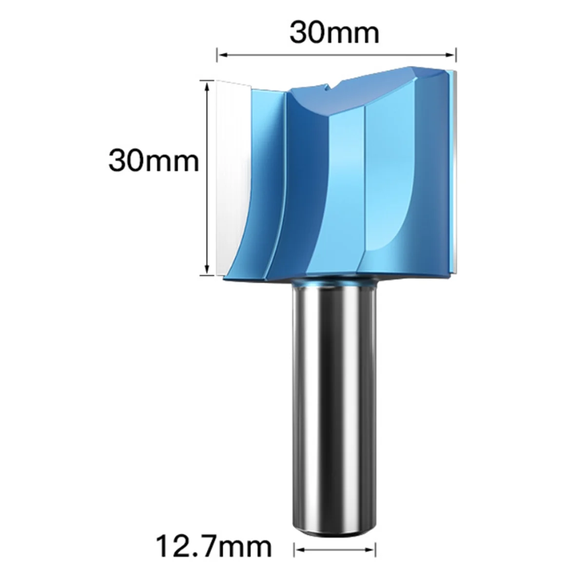 ABNJ Straight Router Bit 1/2 Shank Wood Milling Cutter 2 Flute Trimming Slotting Cutter Woodworking Tool Carbide End Mill view 6