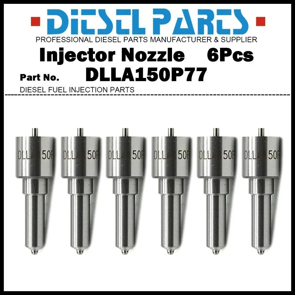 6x Injector Nozzle DLLA150P77 fit TOYOTA Landcruiser 80 100 1HD-T 1HD-FT 1HD-FTE