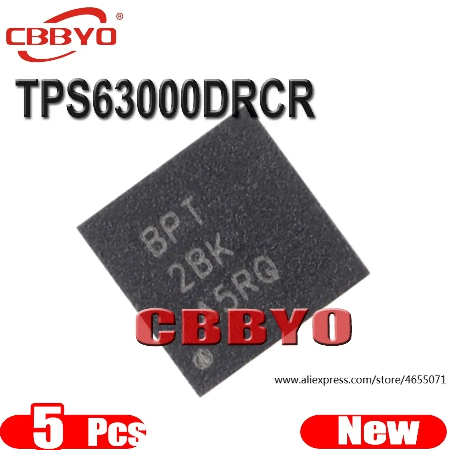 (5piece)100% New TPS63000 TPS63000DR TPS63000DRCR BPT QFN-10 Chipset